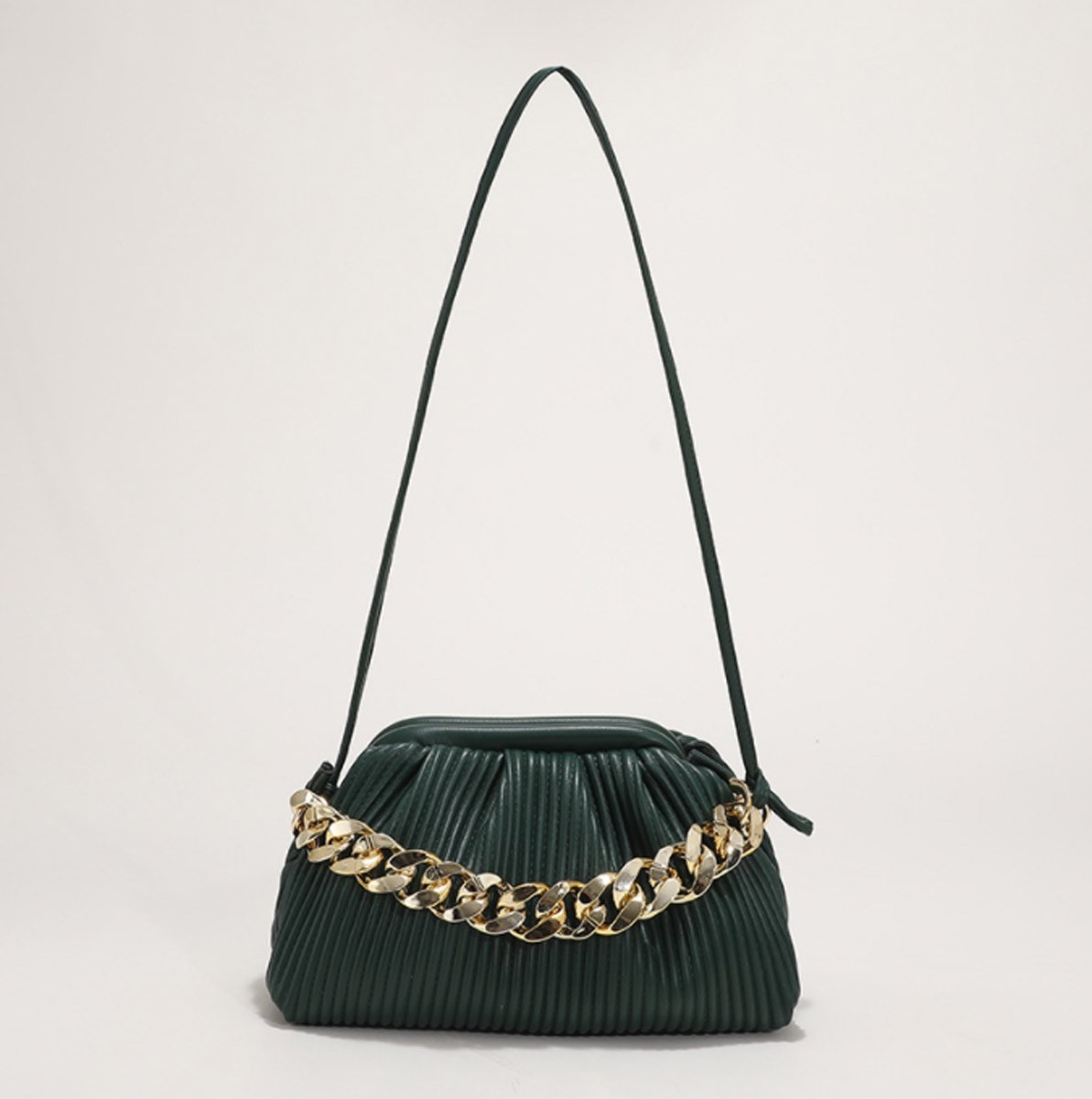 SOFT QUILTED LINKED CHAIN SATCHEL SHOULDER BAG > Fashion Handbags ...