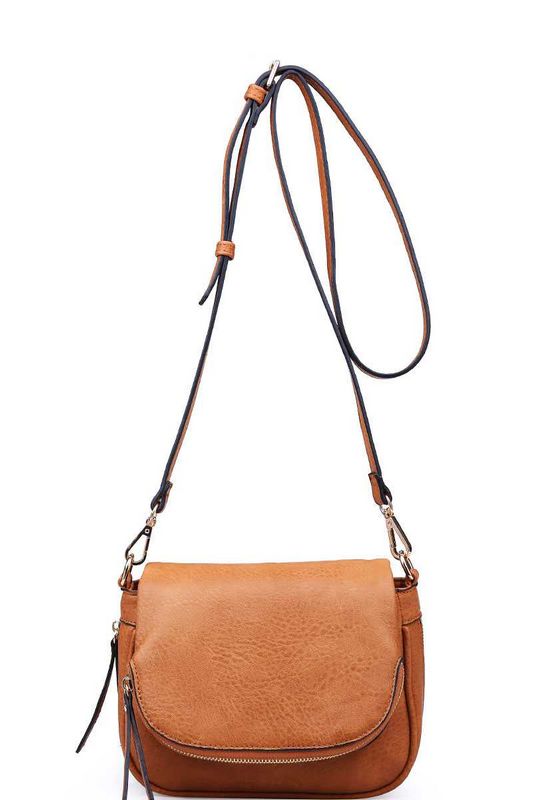 Moda Luxe Faux Leather Tote - Brown , Women's