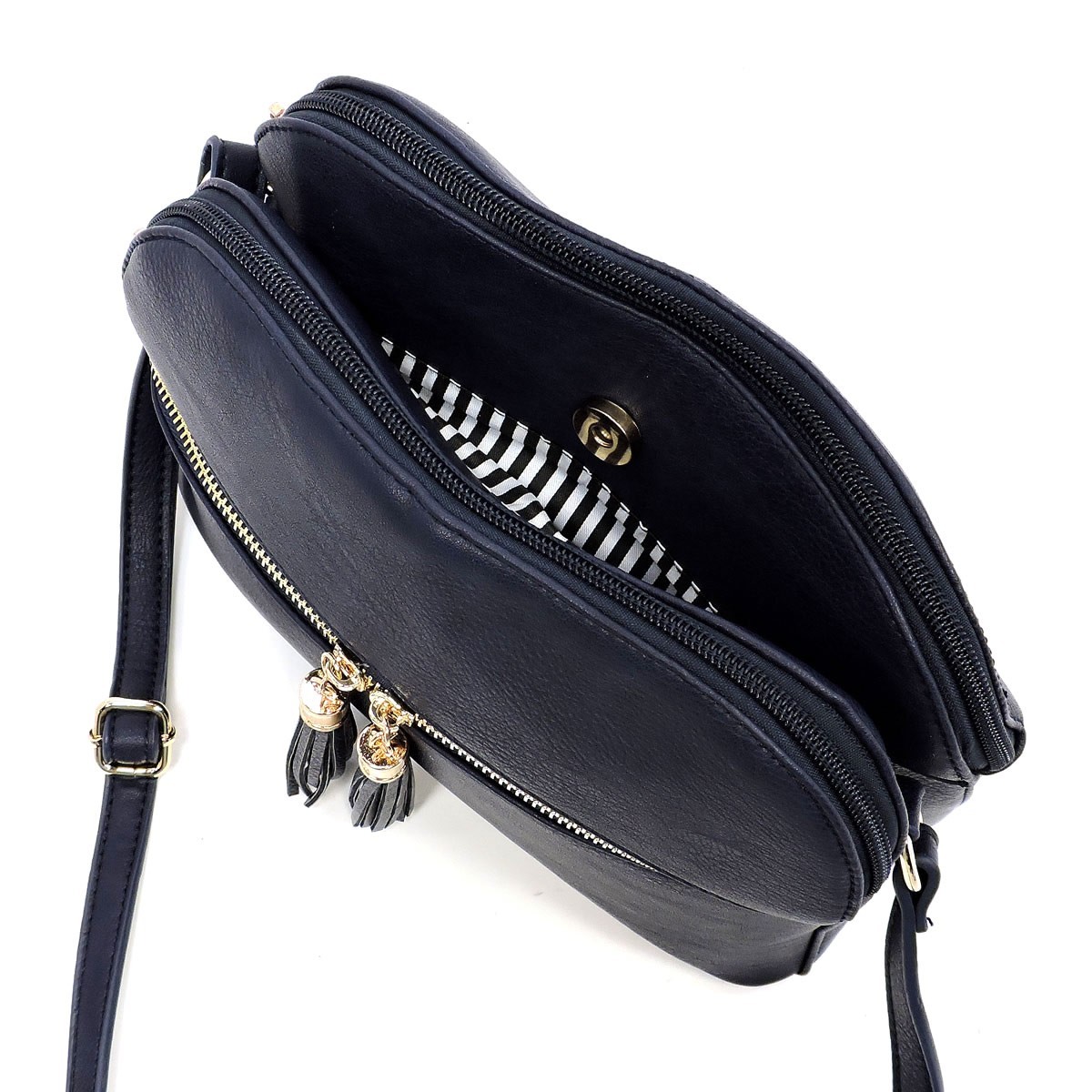 cross body bag with compartments