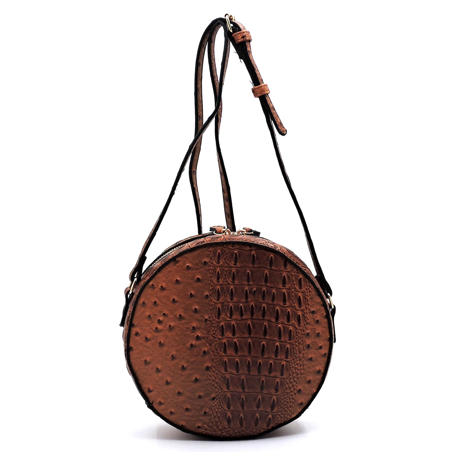 crossbody round bag