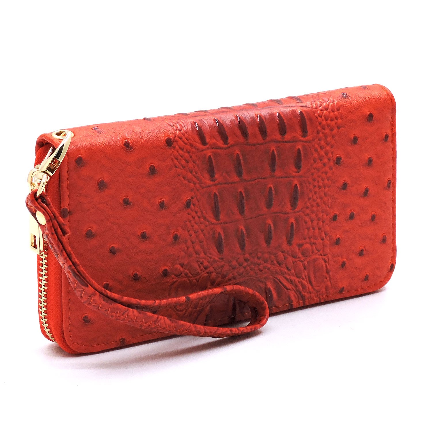 Ostrich Croc Padlock 2-in-1 Satchel FW-OS1096W > Satchel > Mezon