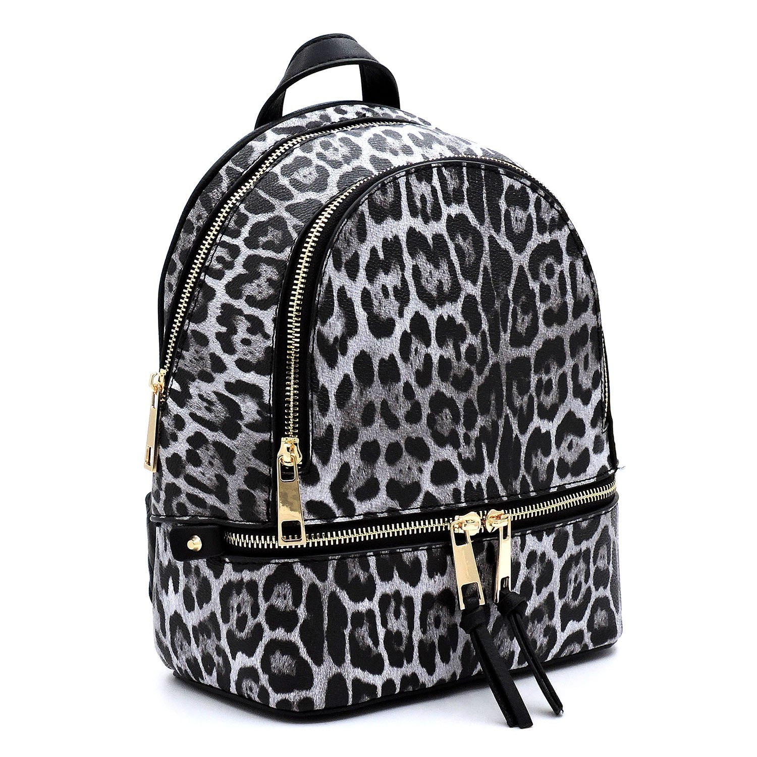 leopard print rucksack