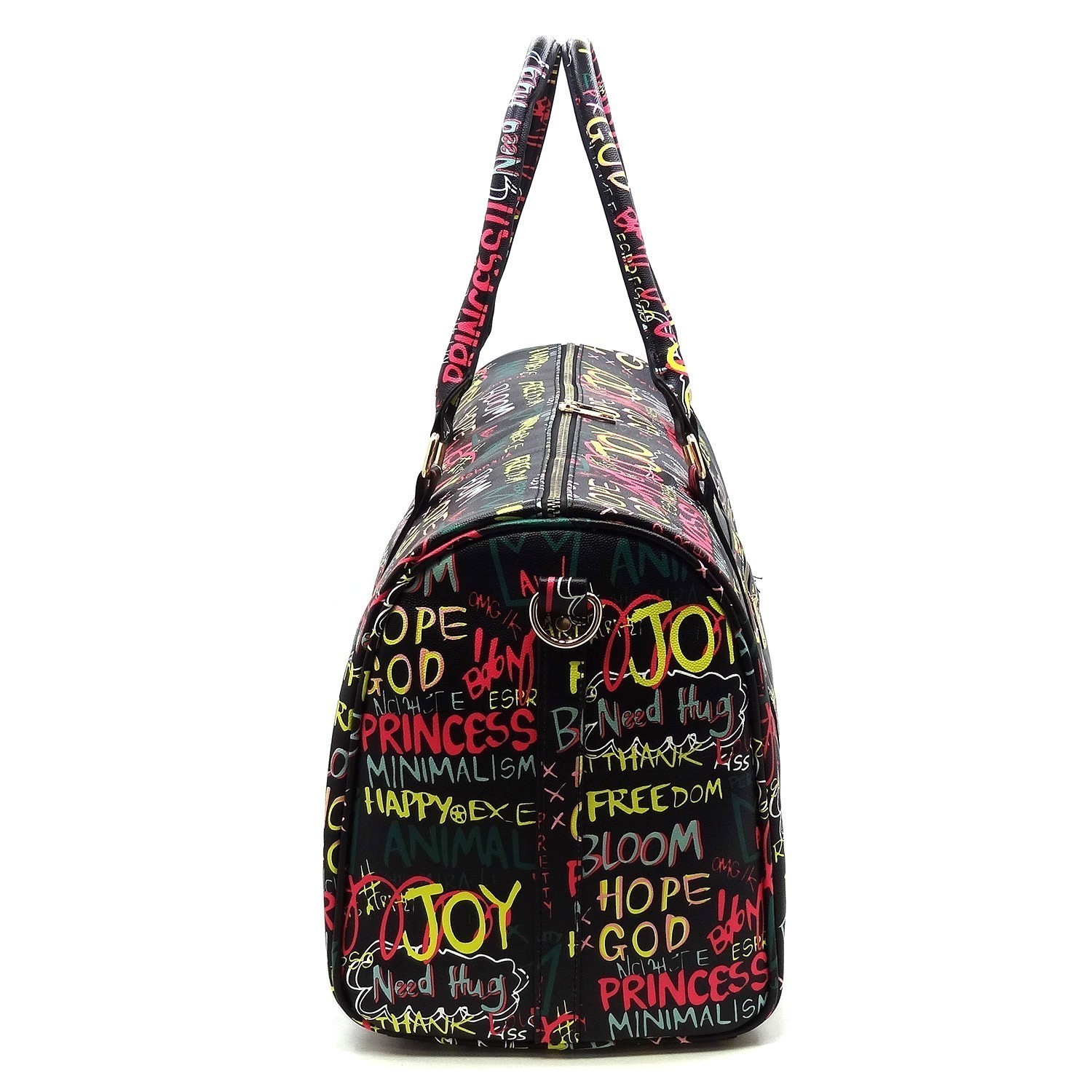 Fashionable Multi Graffiti 2-in-1 Bucket Shoulder Bag Hobo Set HF-GP2764 > Graffiti  Handbag > Mezon Handbags