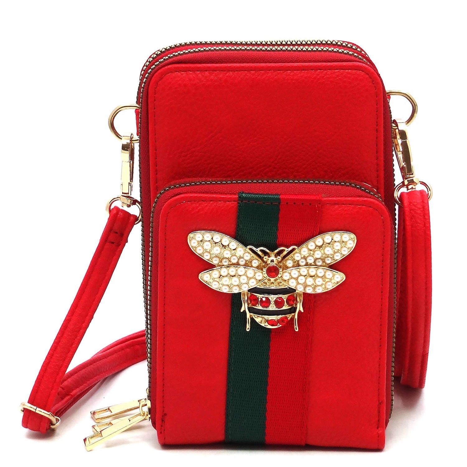 Red Bee Crossbody Bag