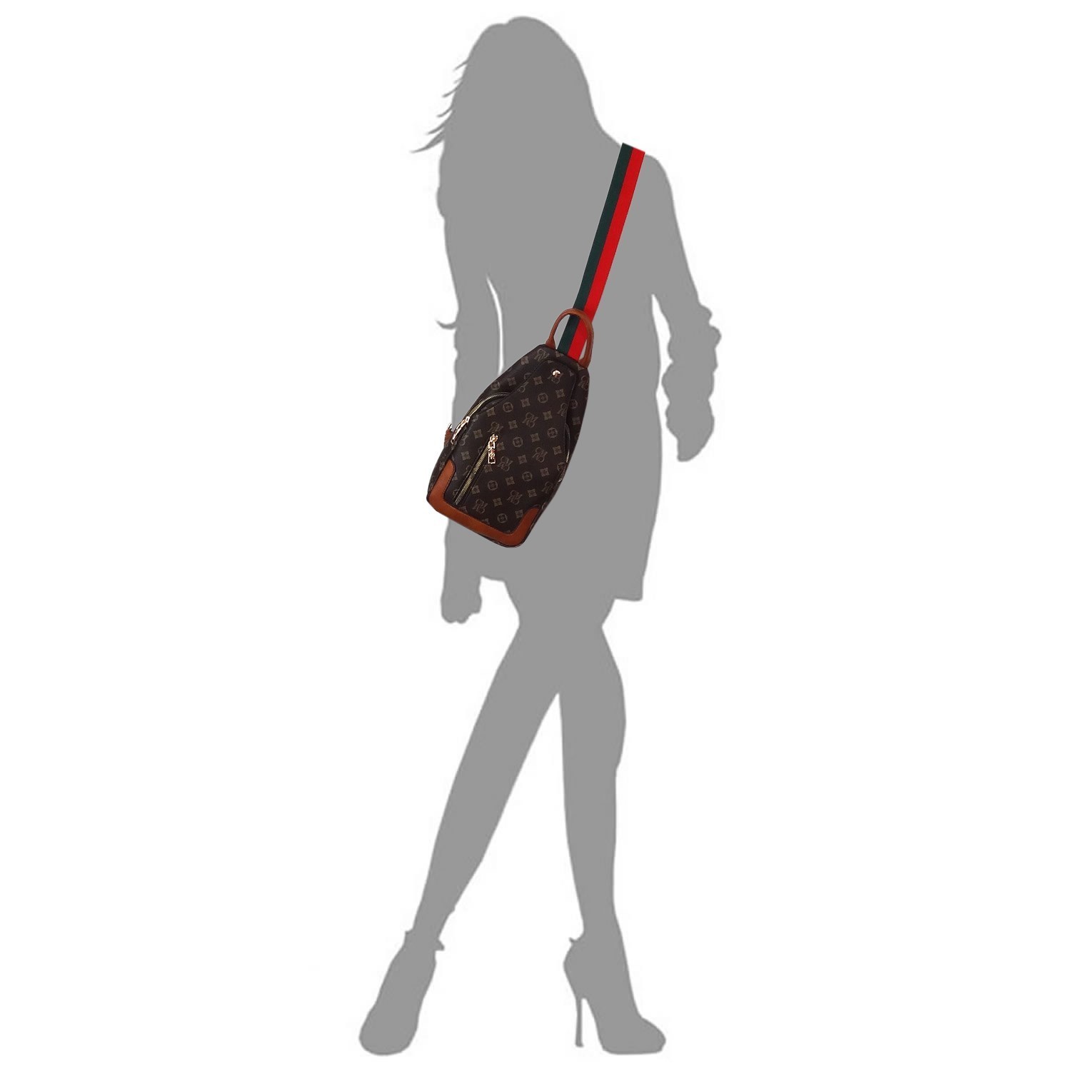 Stylish Monogram Sling Backpack HF-CS2766 > Classic Bags, Monogram