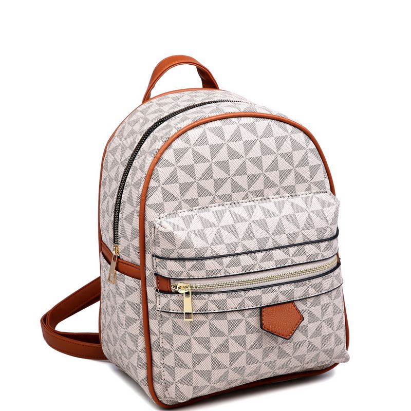 Monogram Backpack / Multi Pockets > Shoulder Bags, Backpack > Mezon Handbags