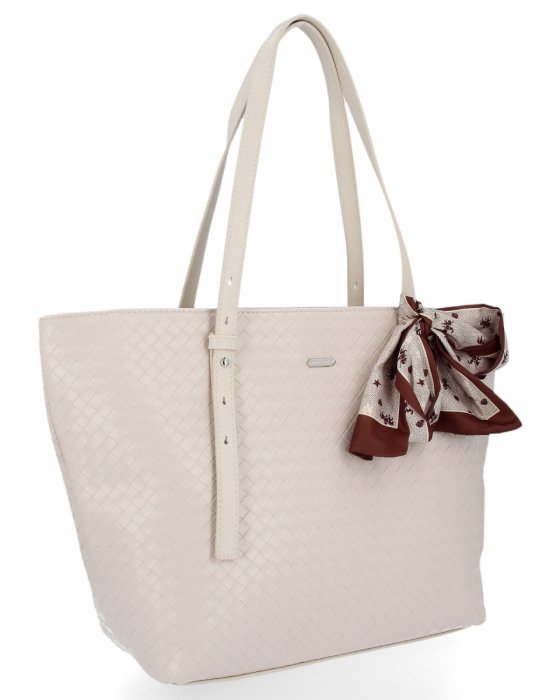 David Jones Paris Ladies Shopper/Tote Bag - Grey 3650A – Fashion