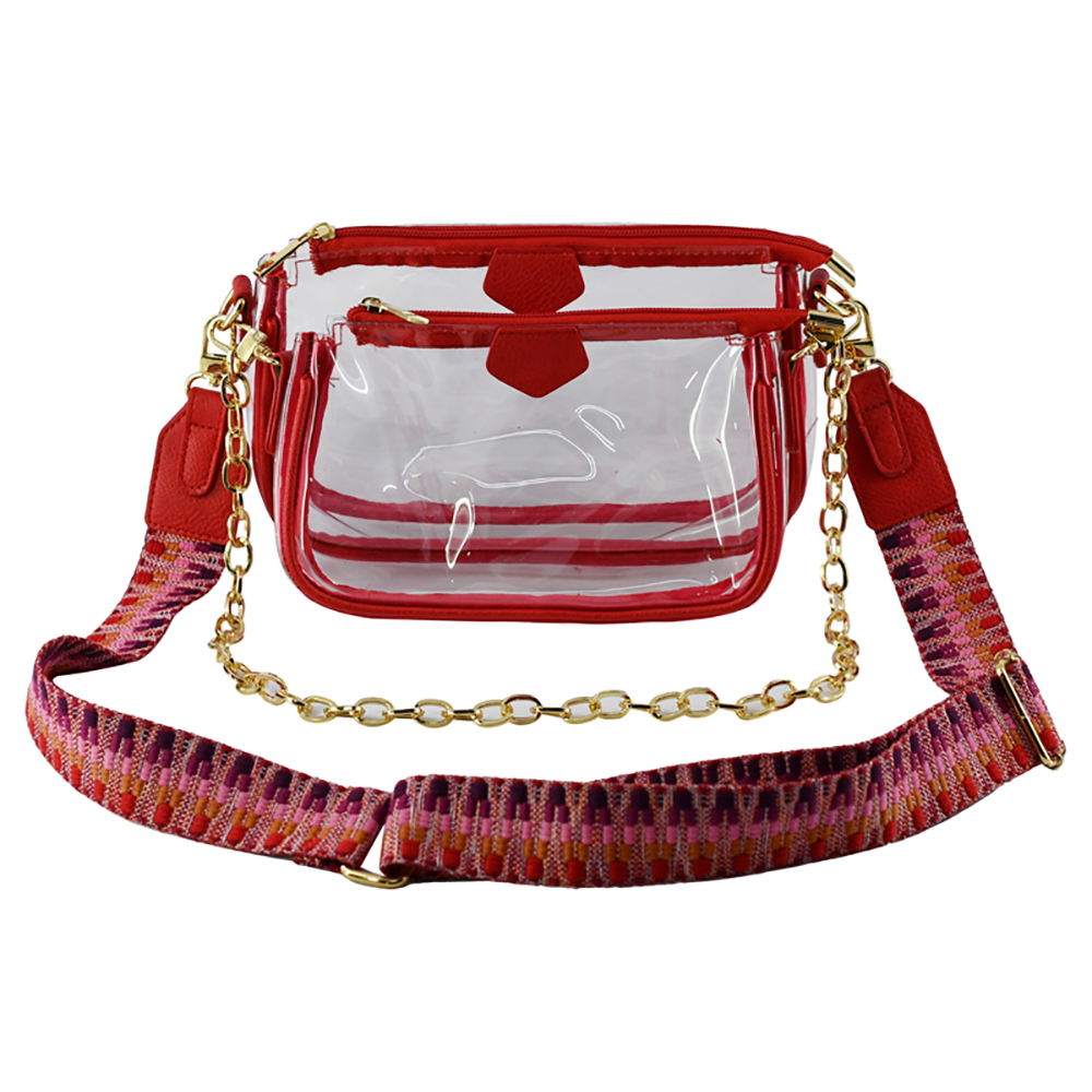 Louis Vuitton transparent 2in1 tote bag, Women's Fashion, Bags