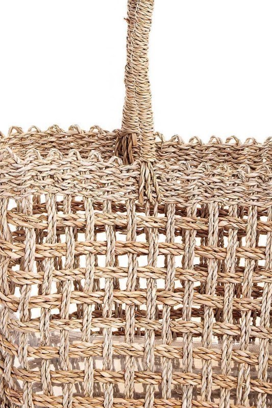 natural woven tote