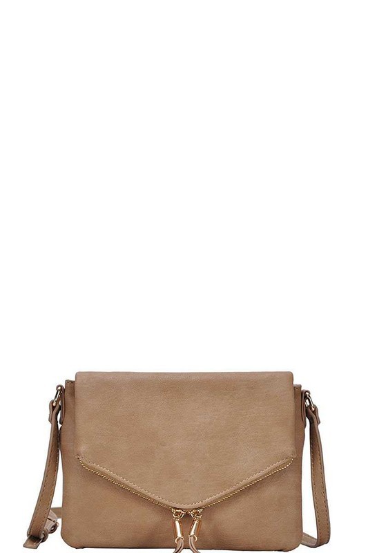 Designer Suede Crossbody Bag