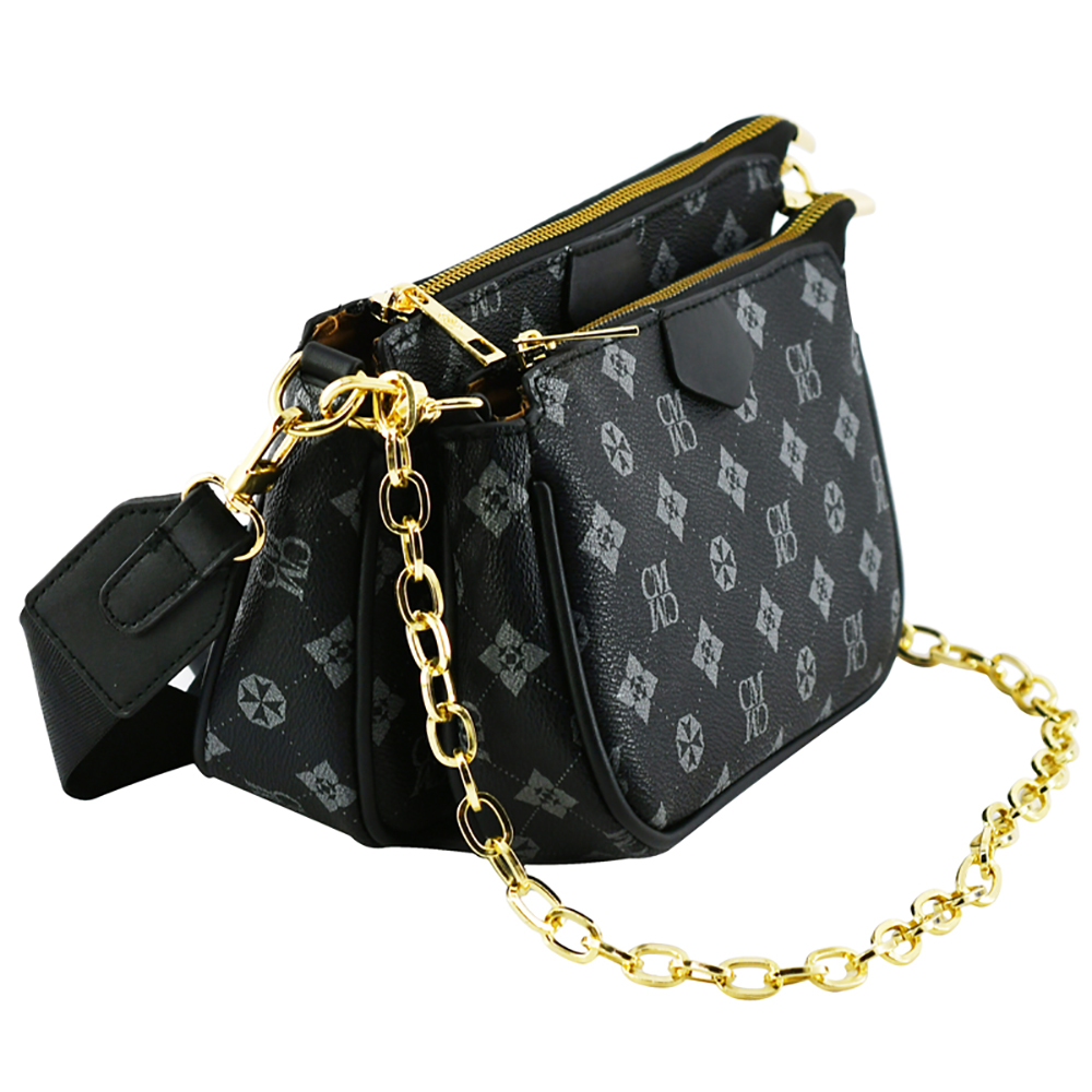 1 Piece Monogram Pattern Women's Shoulder Bag Crossbody Bag