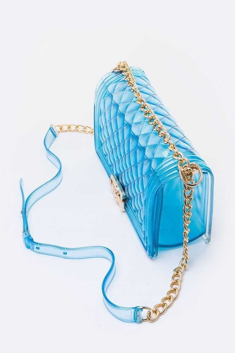 Lovely Quilted Embossed Iconic Jelly Bag CA-7080 > Shoulder Bags
