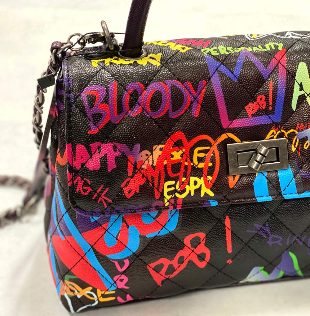 Designer graffiti wholesale handbags > Boutique Handbags > Mezon Handbags