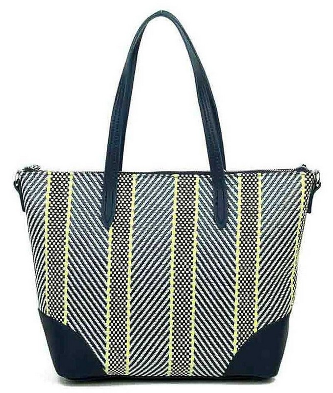 woven fabric handbags