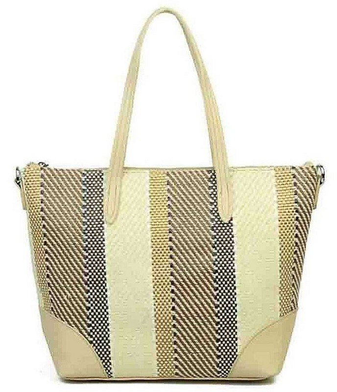 woven fabric handbags