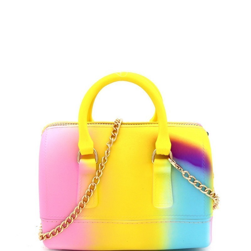 Buy Rainbow Jelly Bag,Bright Mini Satchel Crossbody Shoulder Bag Candy  Color Handbag Neon Purse for Women and Girls Online at desertcartINDIA