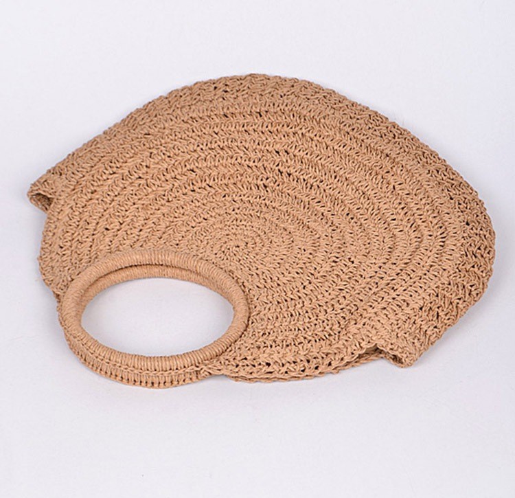 raffia woven bag