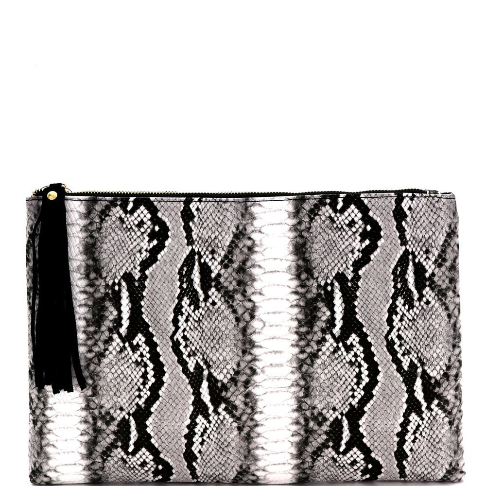 Hand Clutch Animal Print | Gold