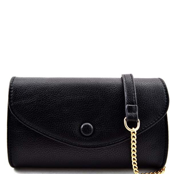 Chain & Hook Accent Checker Shoulder Bag > Messenger Bags ,Cross Body >  Mezon Handbags