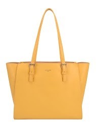 Handbag DAVID JONES Yellow in Polyamide - 30193409