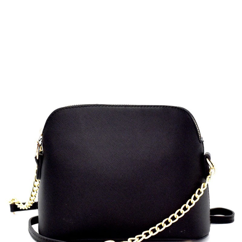 SZ6800-LP Saffiano Dome-Shaped Cross Body > Fashion Handbags > Mezon  Handbags