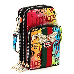 Fashionable Multi Graffiti Sling Backpack HF-GP2766 > Graffiti Handbag >  Mezon Handbags