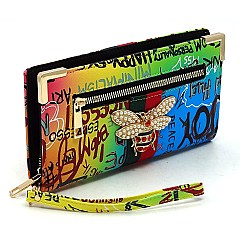 Fashionable Multi Graffiti 2-in-1 Bucket Shoulder Bag Hobo Set HF-GP2764 >  Graffiti Handbag > Mezon Handbags