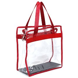 Fashion See Thru Transparent Tote Satchel