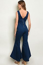 DARK DENIM JUMPSUIT - Pack of 6 Pieces