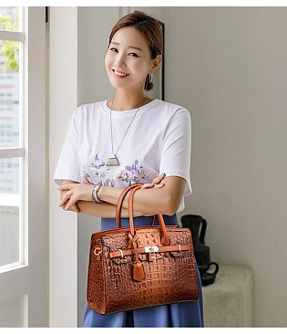 crocodile pattern handbags