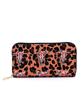 Leopard Cow Animal Flower Printed Canvas 3-in-1 Shopper