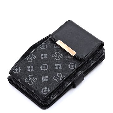 CM Monogram Bifold Wallet Crossbody Cell Phone Case