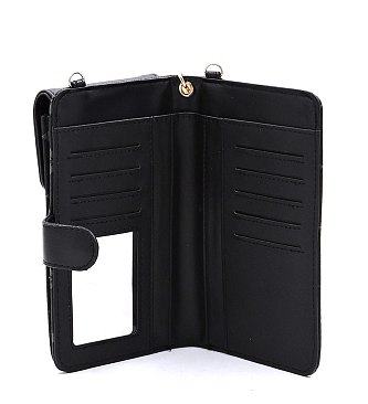 CM Monogram Bifold Wallet Crossbody Cell Phone Case