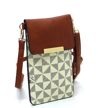 Monogram Cell Phone Purse Crossbody Bag