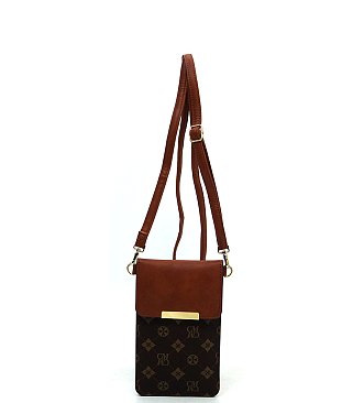 CM Monogram Cell Phone Purse Crossbody Bag