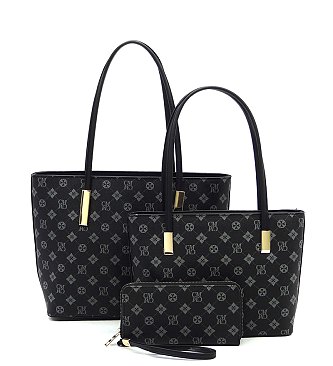 Monogrammed 3-in-1 Tote