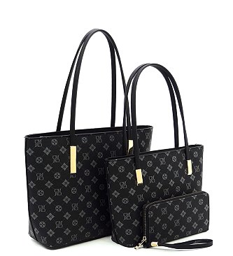 Monogrammed 3-in-1 Tote