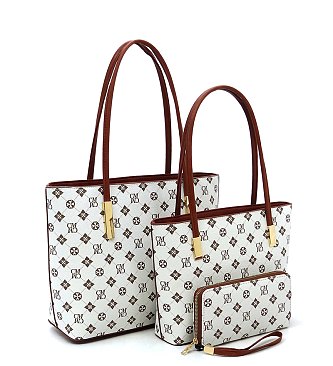 Monogrammed 3-in-1 Tote