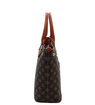 Monogram Top Handle 2-in-1 Satchel