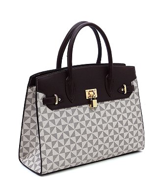 PM Monogram Pad-lock 2-in-1 Satchel Set