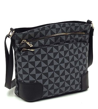 PM Monogram Multi Zip Pocket Crossbody Bag