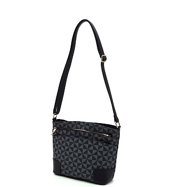 PM Monogram Multi Zip Pocket Crossbody Bag