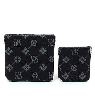 CM Monogram Spring Zip 2-in-1 Coin Purse