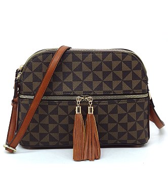 PM Monogram Multi Compartment Dome Crossbody Bag