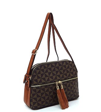 PM Monogram Multi Compartment Dome Crossbody Bag