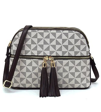 PM Monogram Multi Compartment Dome Crossbody Bag