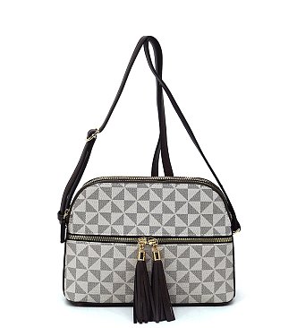 PM Monogram Multi Compartment Dome Crossbody Bag