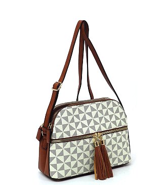 PM Monogram Multi Compartment Dome Crossbody Bag