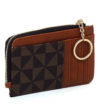 PM Monogram Card Holder Keychain Wallet