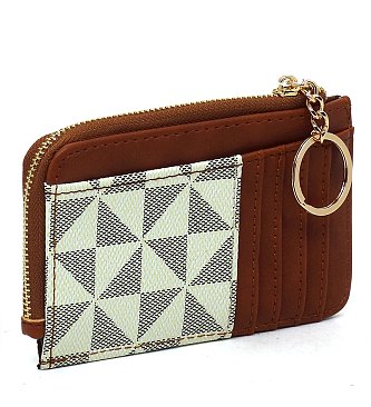 PM Monogram Card Holder Keychain Wallet